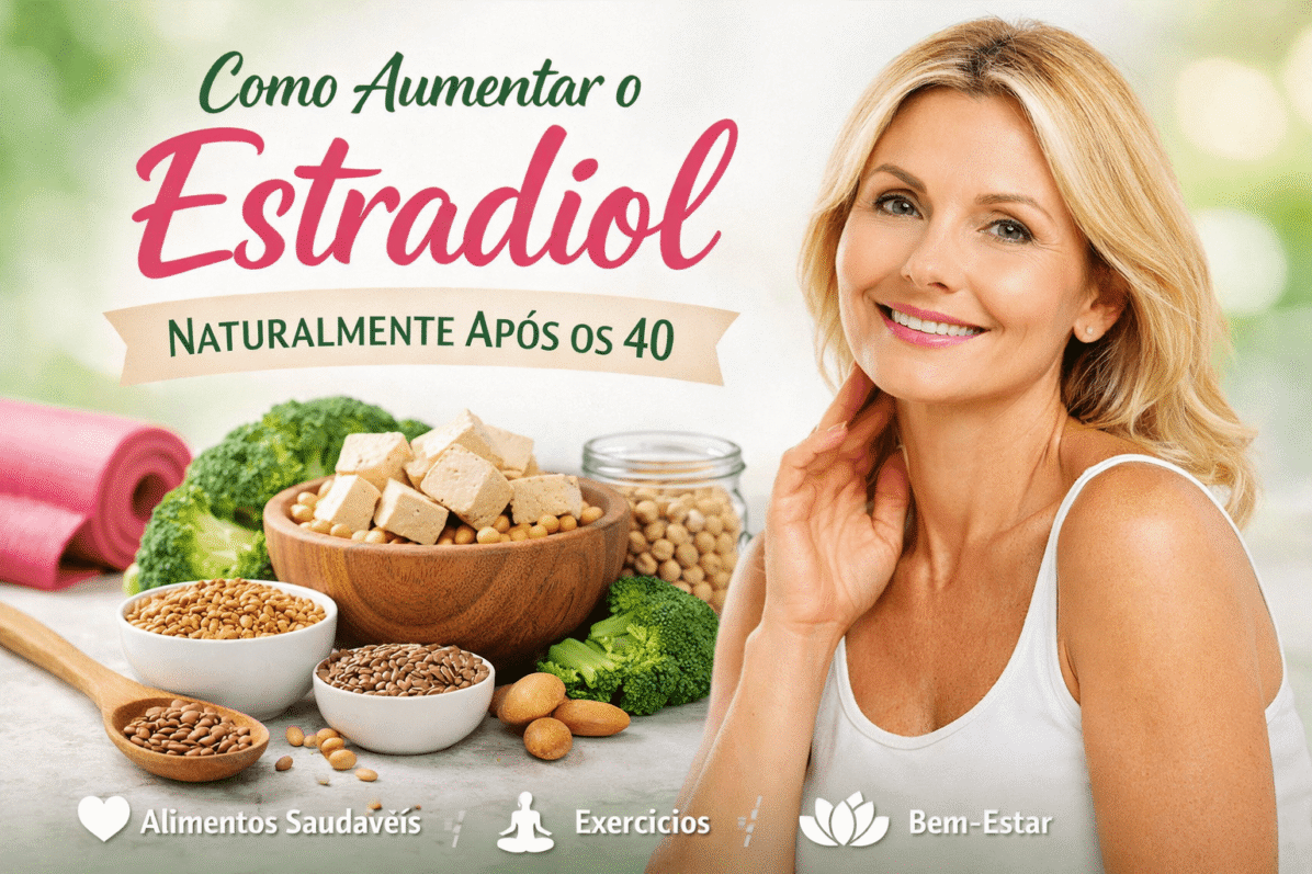 Como aumentar o estradiol naturalmente após os 40